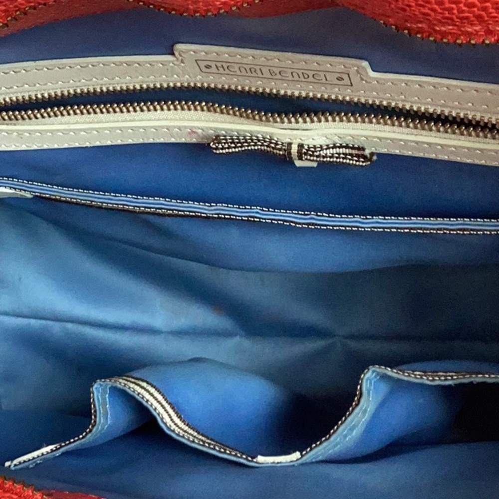 Red Henri Bendel Carlyle bag - Picture 11 of 12